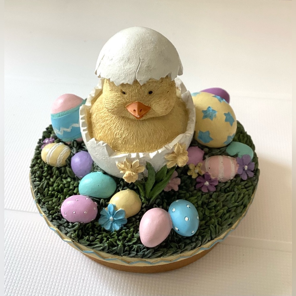 Our America candle jar topper Easter eggs